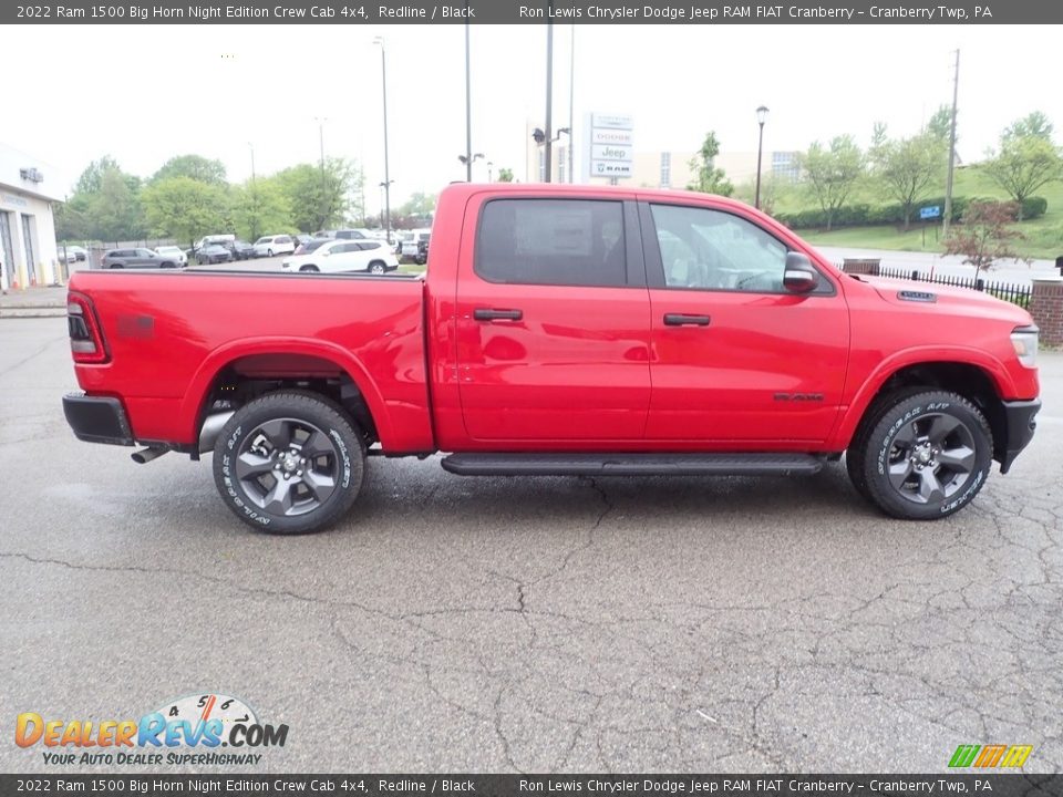 2022 Ram 1500 Big Horn Night Edition Crew Cab 4x4 Redline / Black Photo #6