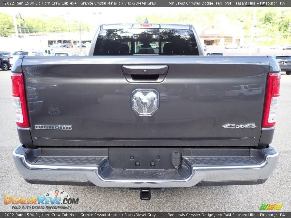 2022 Ram 1500 Big Horn Crew Cab 4x4 Granite Crystal Metallic / Black/Diesel Gray Photo #4