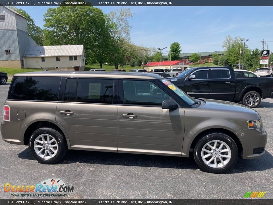 2014 Ford Flex SE Mineral Gray / Charcoal Black Photo #7