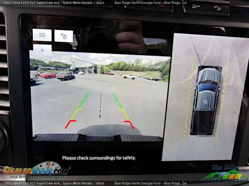 2022 Ford F150 XLT SuperCrew 4x4 Space White Metallic / Black Photo #20