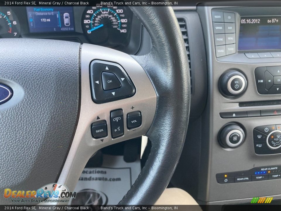 2014 Ford Flex SE Mineral Gray / Charcoal Black Photo #13