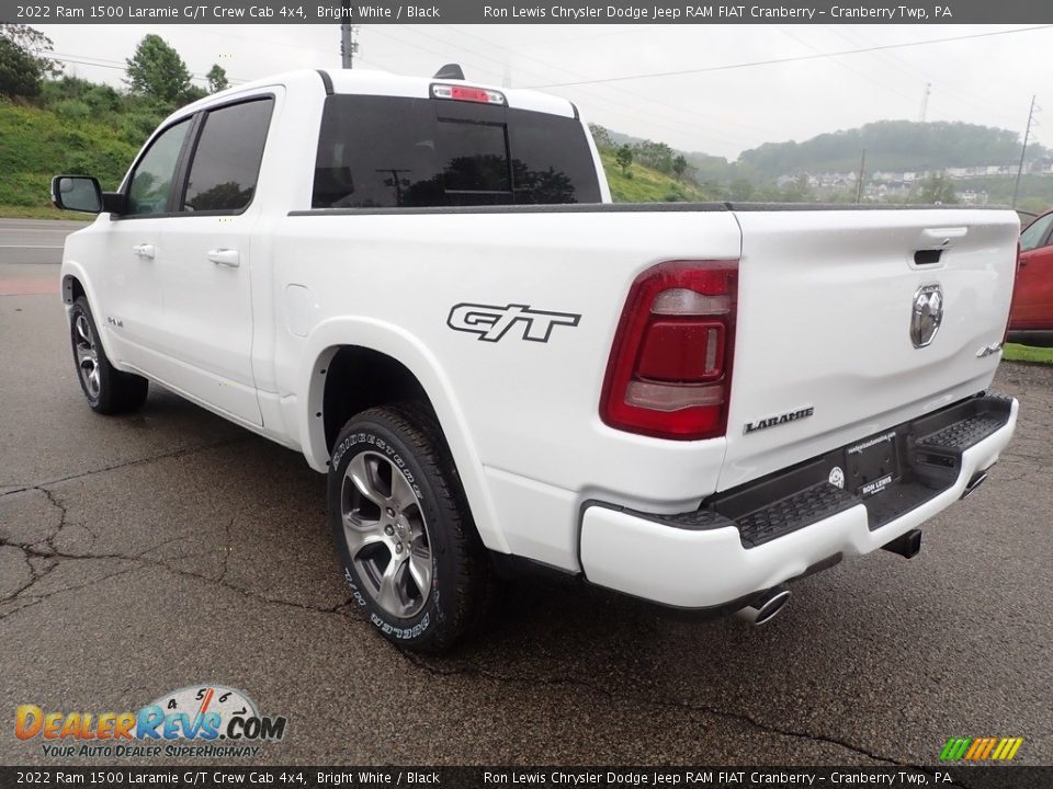 2022 Ram 1500 Laramie G/T Crew Cab 4x4 Bright White / Black Photo #3