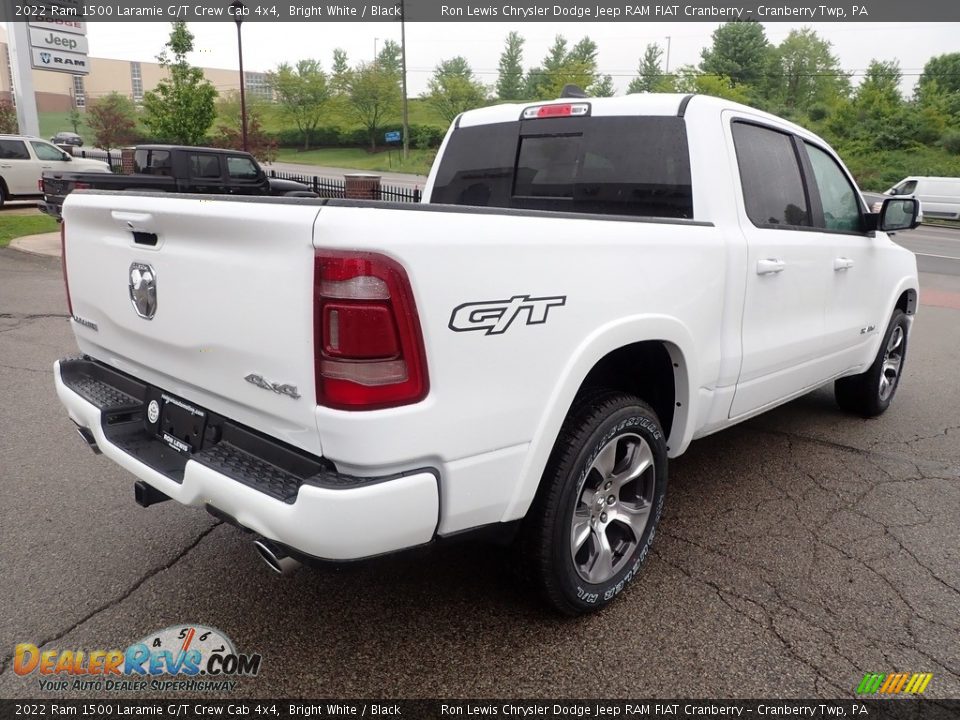 2022 Ram 1500 Laramie G/T Crew Cab 4x4 Bright White / Black Photo #5