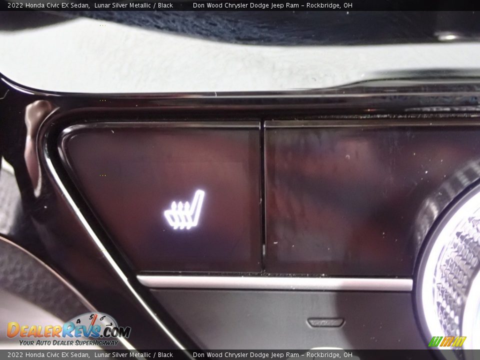 2022 Honda Civic EX Sedan Lunar Silver Metallic / Black Photo #5