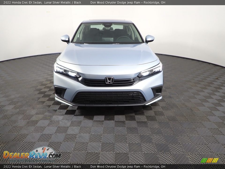 2022 Honda Civic EX Sedan Lunar Silver Metallic / Black Photo #6
