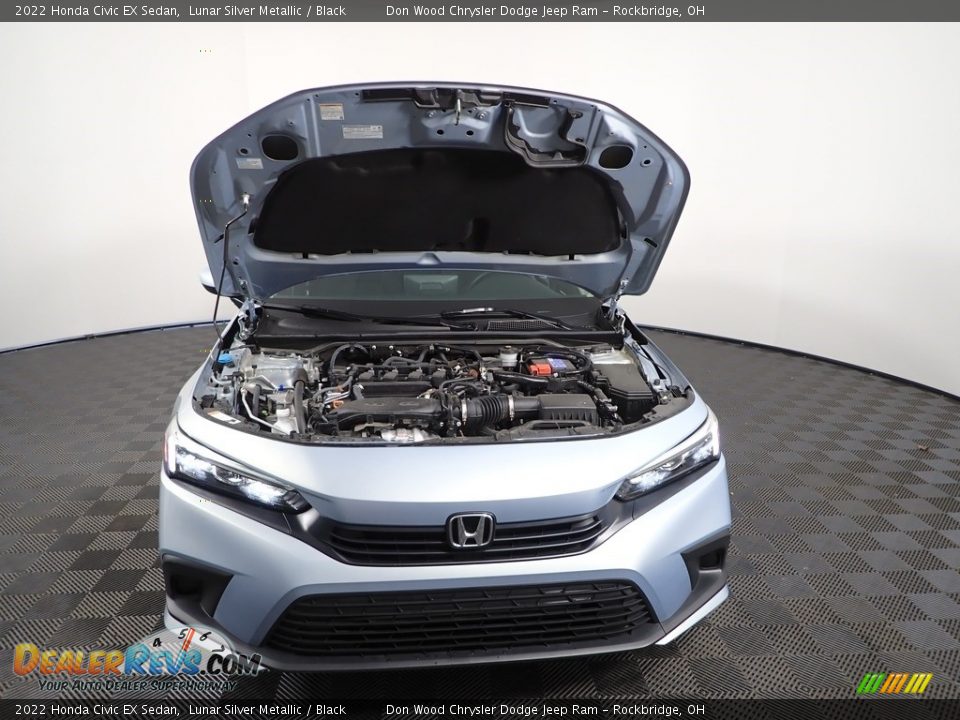 2022 Honda Civic EX Sedan Lunar Silver Metallic / Black Photo #7