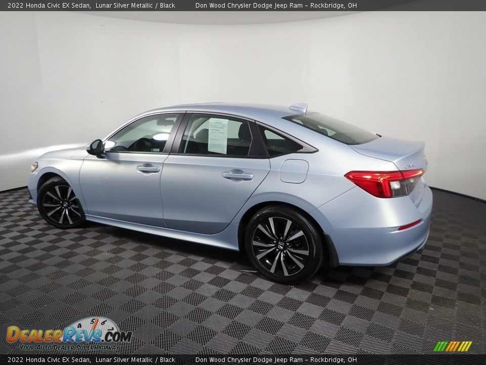 2022 Honda Civic EX Sedan Lunar Silver Metallic / Black Photo #11