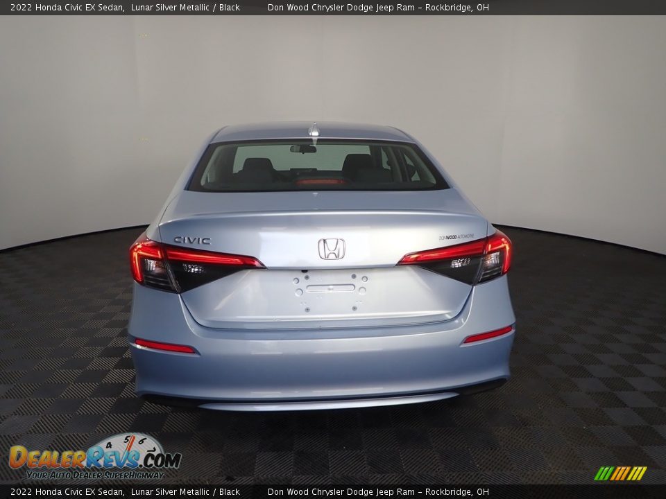 2022 Honda Civic EX Sedan Lunar Silver Metallic / Black Photo #12