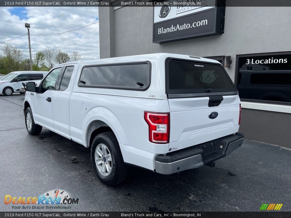 2019 Ford F150 XLT SuperCab Oxford White / Earth Gray Photo #3