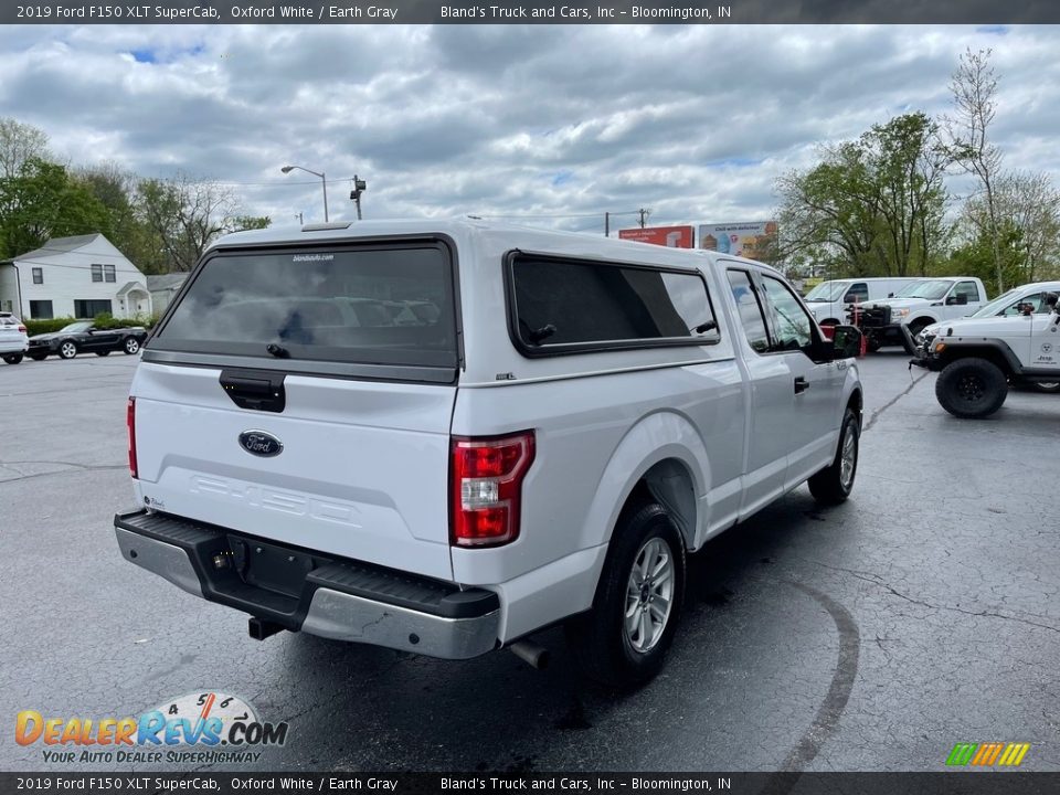 2019 Ford F150 XLT SuperCab Oxford White / Earth Gray Photo #4