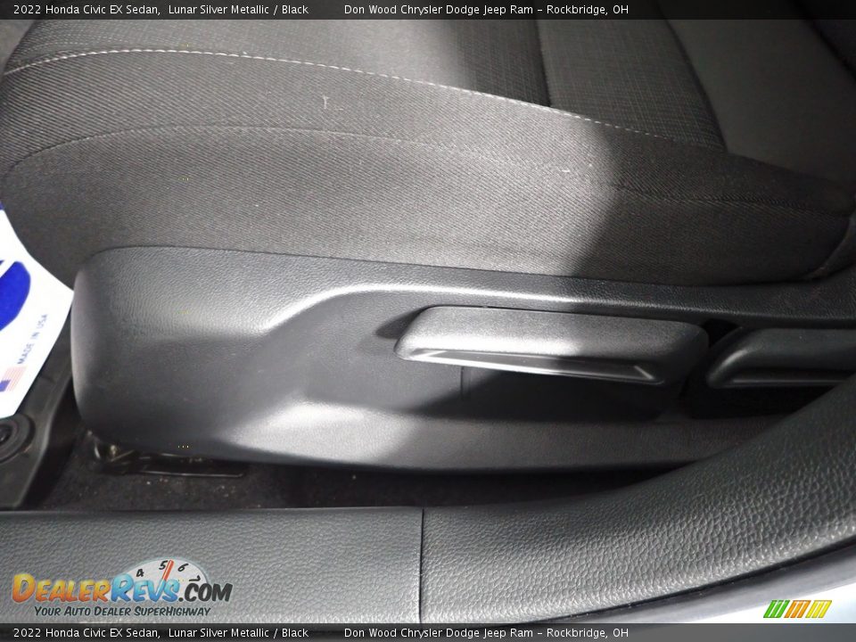 2022 Honda Civic EX Sedan Lunar Silver Metallic / Black Photo #18