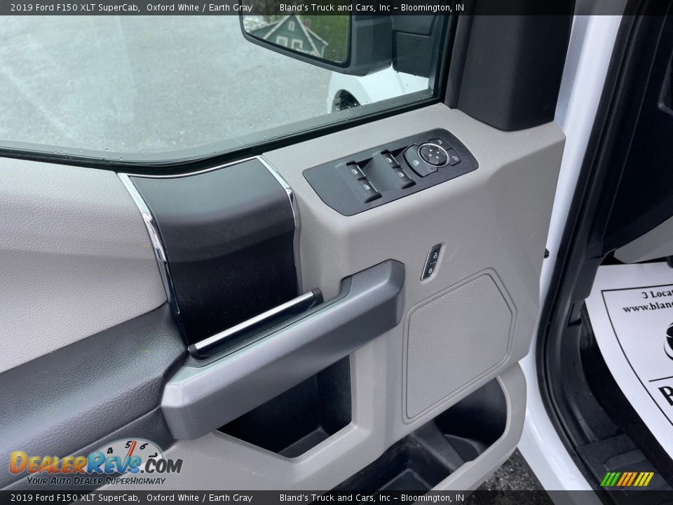 2019 Ford F150 XLT SuperCab Oxford White / Earth Gray Photo #7