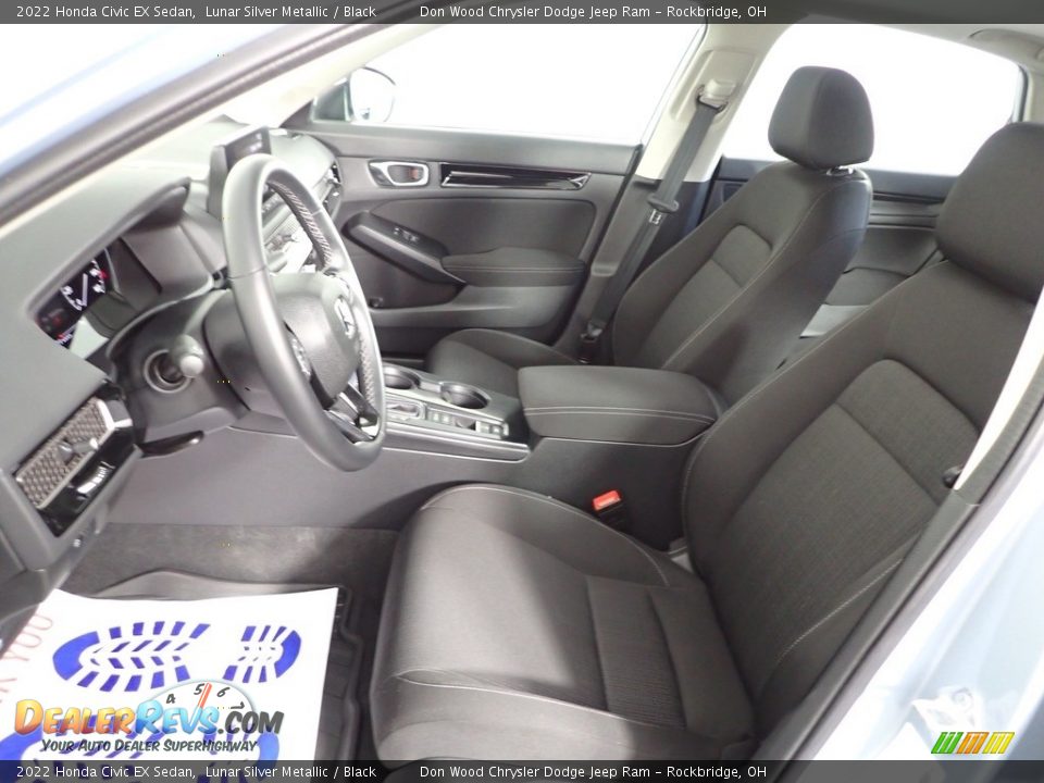 2022 Honda Civic EX Sedan Lunar Silver Metallic / Black Photo #19