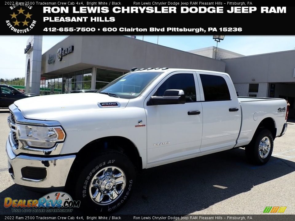 2022 Ram 2500 Tradesman Crew Cab 4x4 Bright White / Black Photo #1