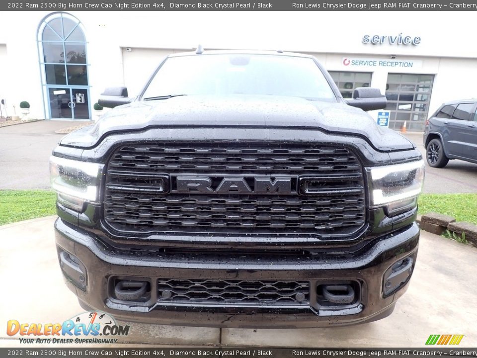 2022 Ram 2500 Big Horn Crew Cab Night Edition 4x4 Diamond Black Crystal Pearl / Black Photo #9