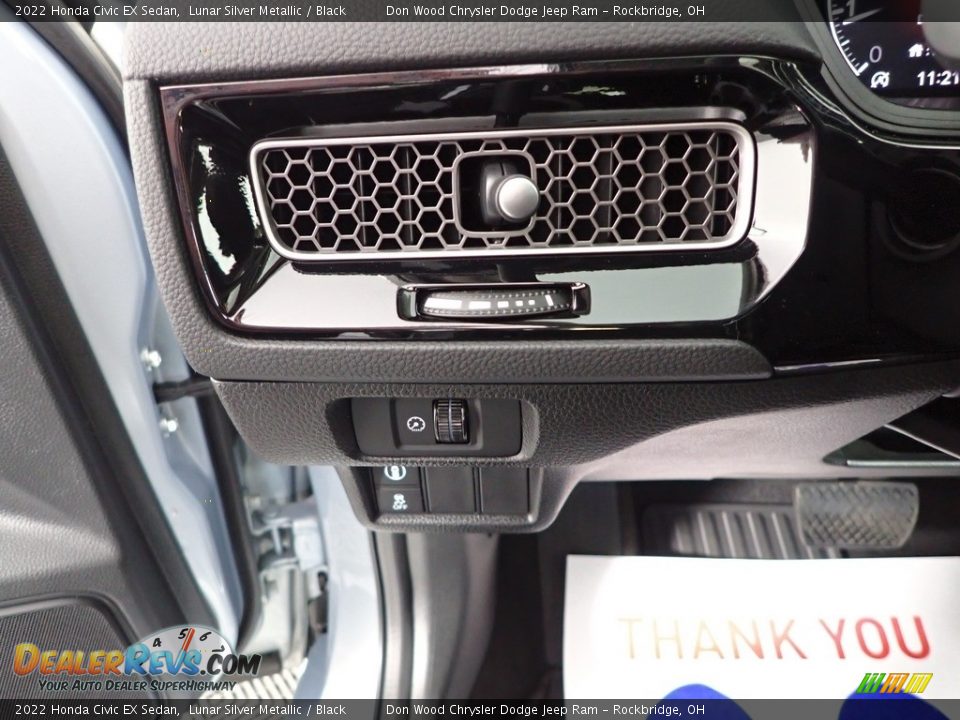 2022 Honda Civic EX Sedan Lunar Silver Metallic / Black Photo #20
