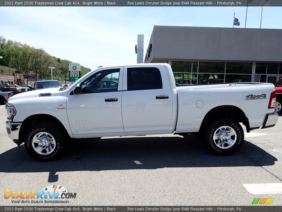 2022 Ram 2500 Tradesman Crew Cab 4x4 Bright White / Black Photo #2