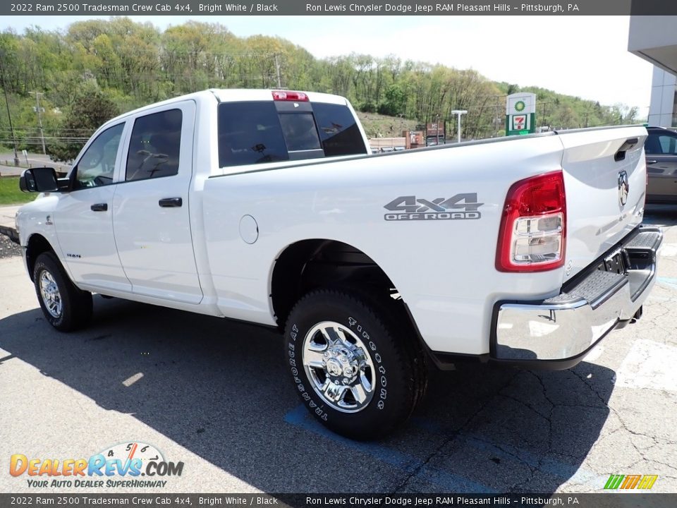 2022 Ram 2500 Tradesman Crew Cab 4x4 Bright White / Black Photo #3