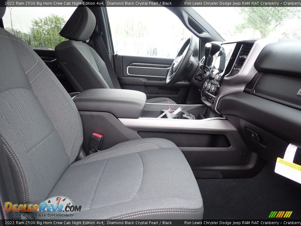 2022 Ram 2500 Big Horn Crew Cab Night Edition 4x4 Diamond Black Crystal Pearl / Black Photo #12