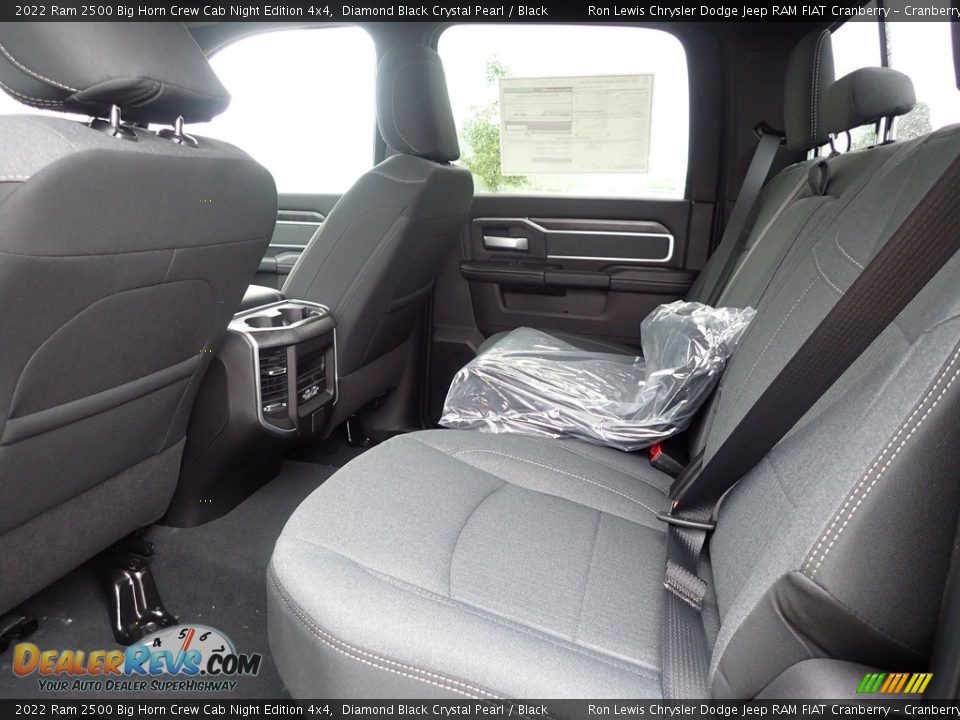 2022 Ram 2500 Big Horn Crew Cab Night Edition 4x4 Diamond Black Crystal Pearl / Black Photo #13