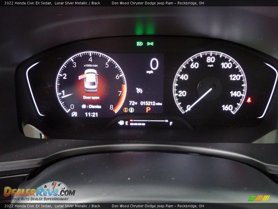 2022 Honda Civic EX Sedan Lunar Silver Metallic / Black Photo #23