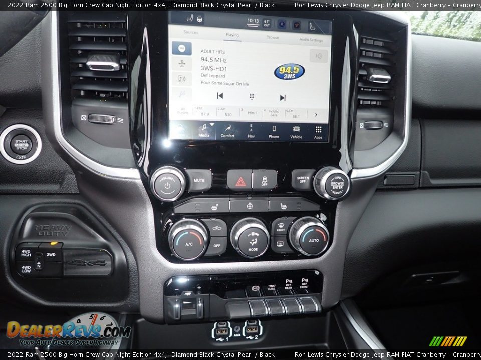 Controls of 2022 Ram 2500 Big Horn Crew Cab Night Edition 4x4 Photo #17