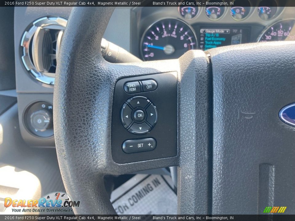 2016 Ford F250 Super Duty XLT Regular Cab 4x4 Steering Wheel Photo #16