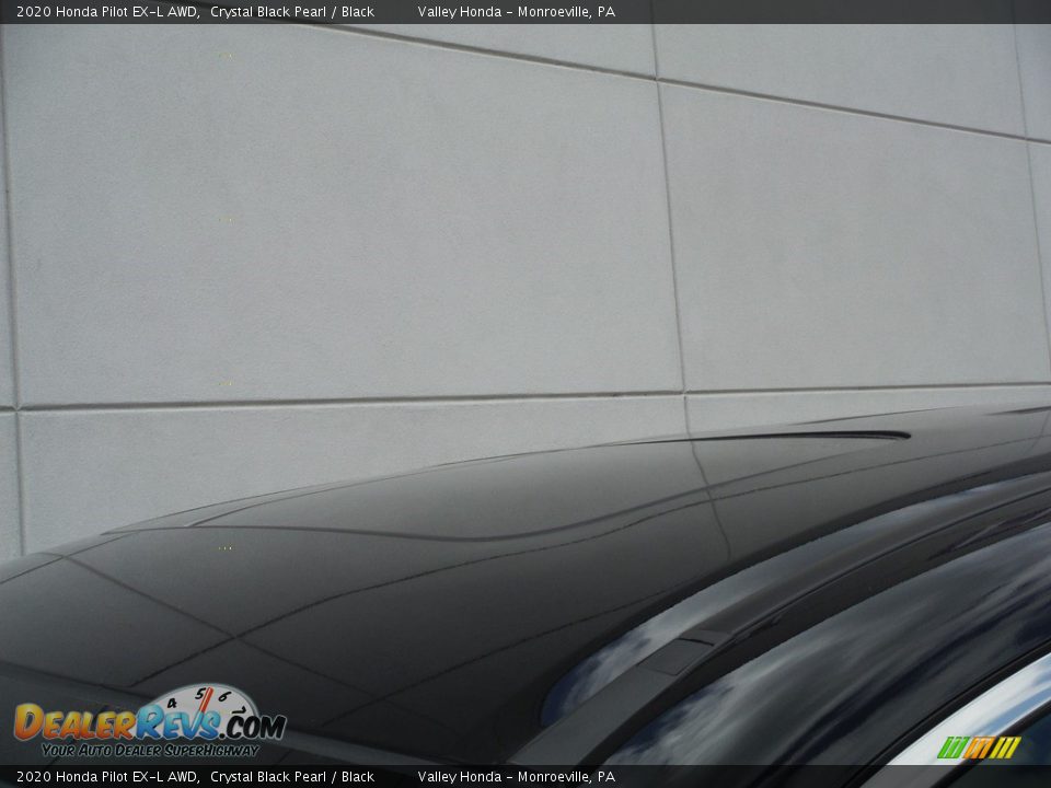 2020 Honda Pilot EX-L AWD Crystal Black Pearl / Black Photo #3