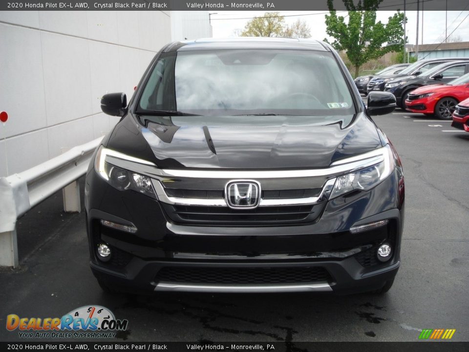 2020 Honda Pilot EX-L AWD Crystal Black Pearl / Black Photo #5