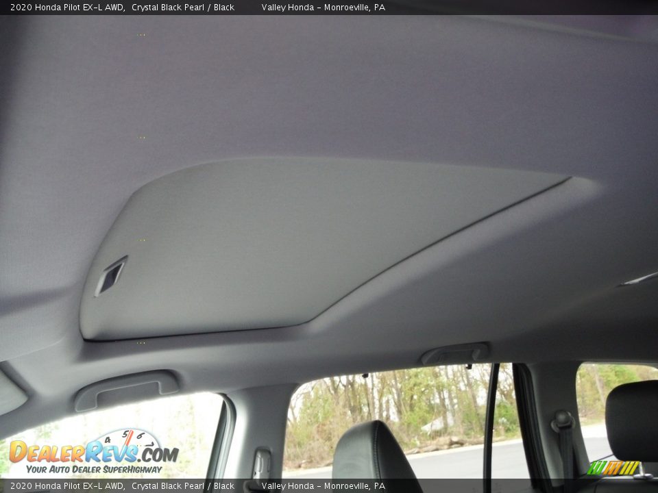 2020 Honda Pilot EX-L AWD Crystal Black Pearl / Black Photo #11