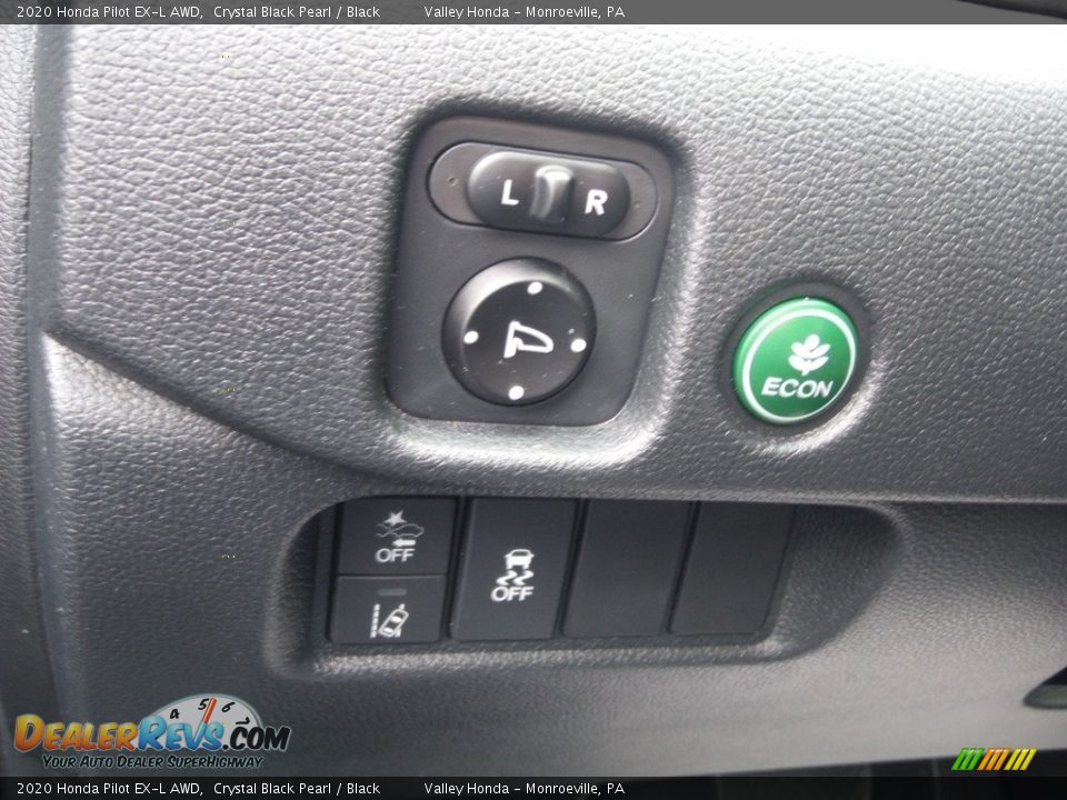 2020 Honda Pilot EX-L AWD Crystal Black Pearl / Black Photo #15