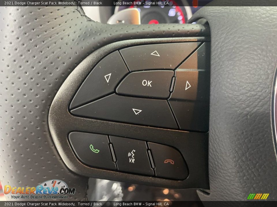 2021 Dodge Charger Scat Pack Widebody Steering Wheel Photo #19