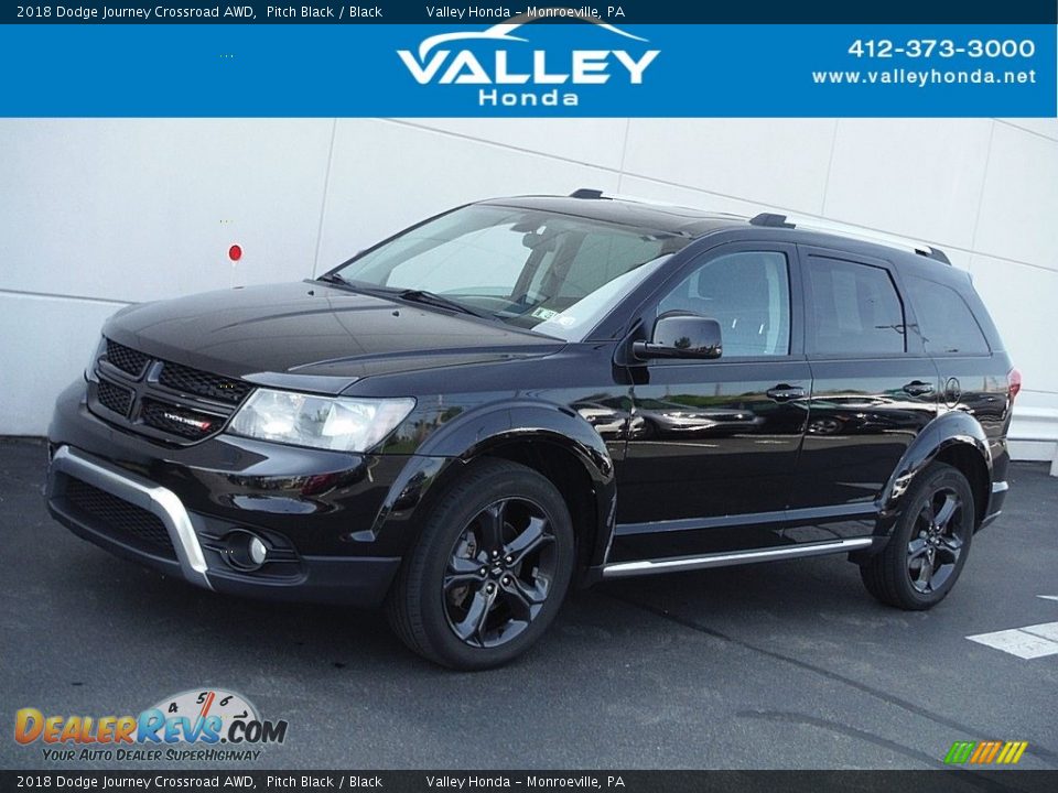 2018 Dodge Journey Crossroad AWD Pitch Black / Black Photo #1