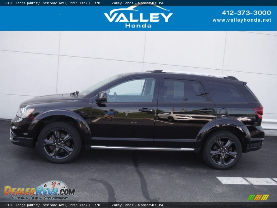 2018 Dodge Journey Crossroad AWD Pitch Black / Black Photo #2