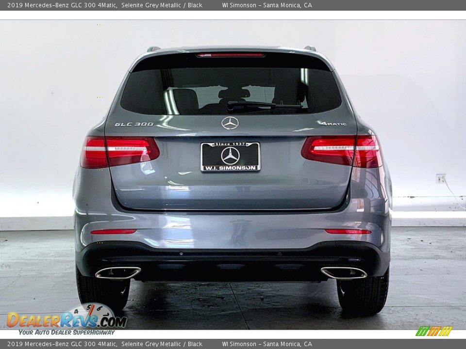 2019 Mercedes-Benz GLC 300 4Matic Selenite Grey Metallic / Black Photo #3