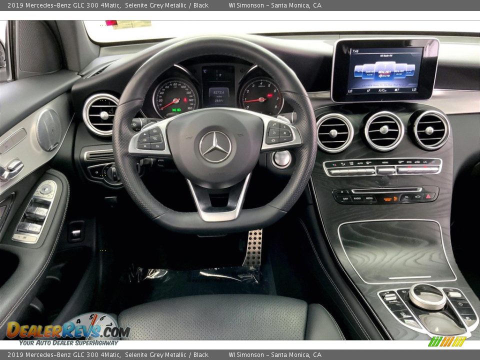 2019 Mercedes-Benz GLC 300 4Matic Selenite Grey Metallic / Black Photo #4