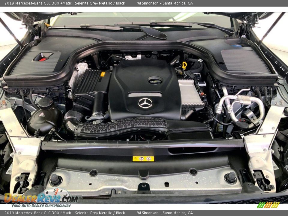 2019 Mercedes-Benz GLC 300 4Matic Selenite Grey Metallic / Black Photo #9