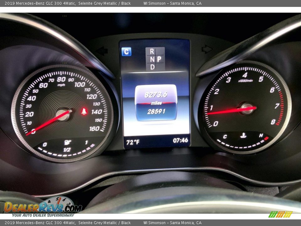 2019 Mercedes-Benz GLC 300 4Matic Selenite Grey Metallic / Black Photo #23