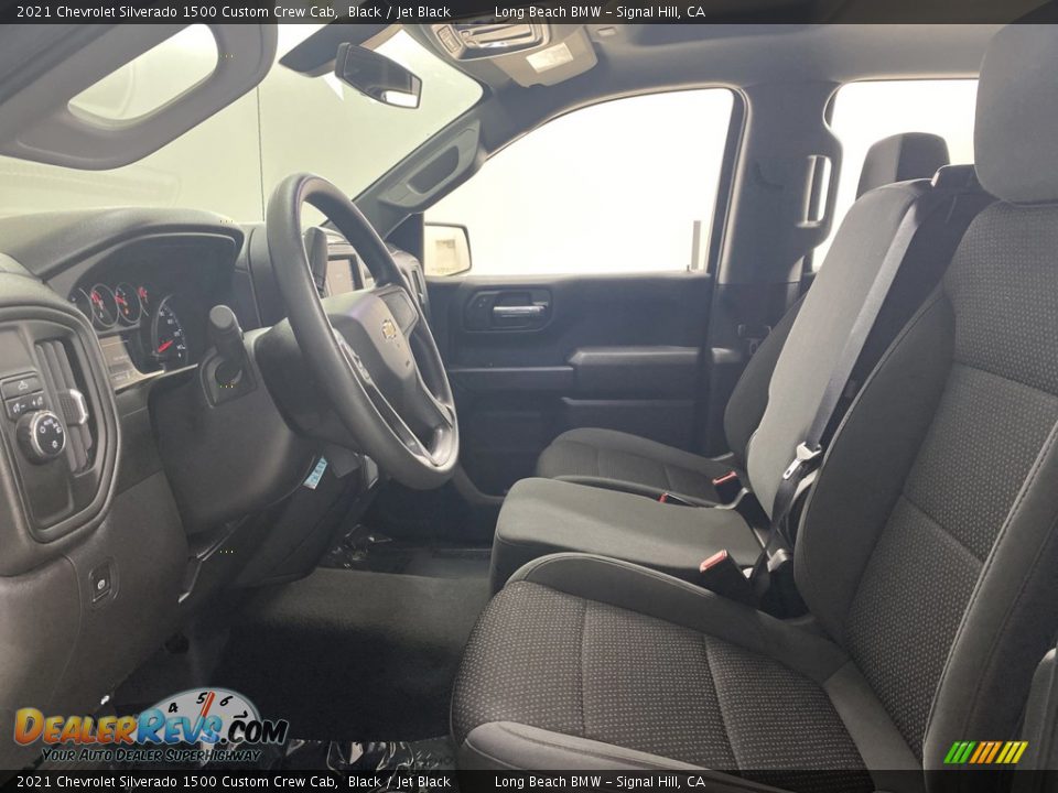Front Seat of 2021 Chevrolet Silverado 1500 Custom Crew Cab Photo #15