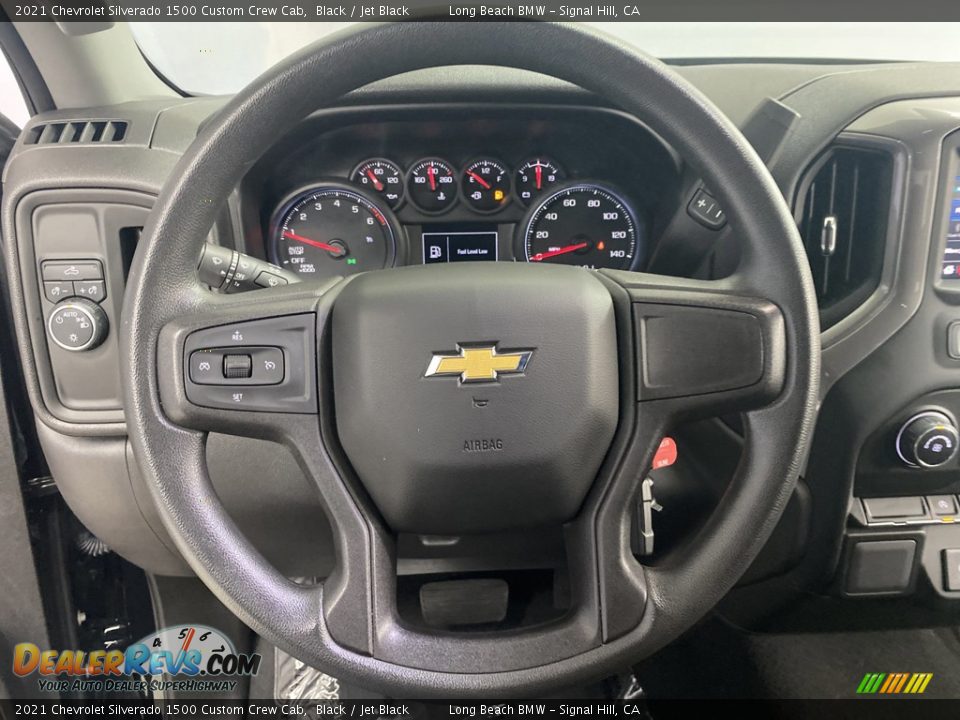 2021 Chevrolet Silverado 1500 Custom Crew Cab Steering Wheel Photo #16
