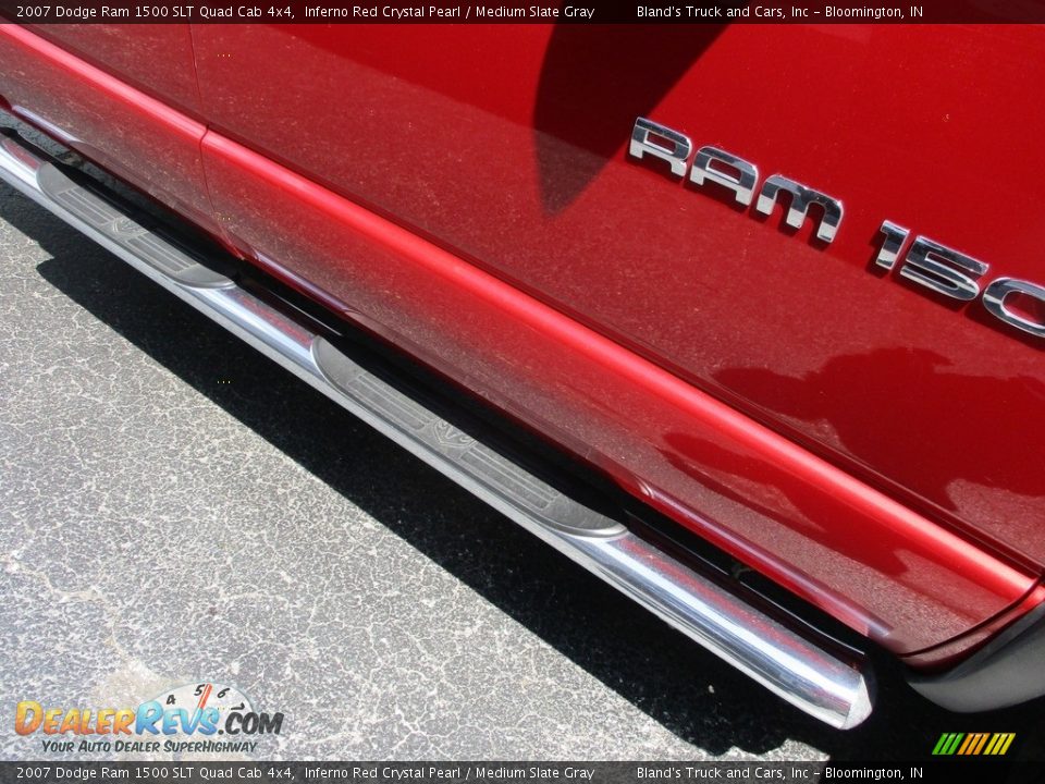 2007 Dodge Ram 1500 SLT Quad Cab 4x4 Inferno Red Crystal Pearl / Medium Slate Gray Photo #26