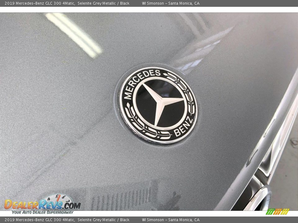 2019 Mercedes-Benz GLC 300 4Matic Selenite Grey Metallic / Black Photo #30