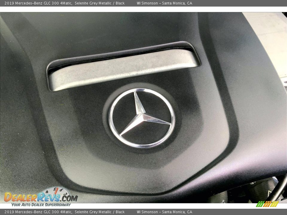 2019 Mercedes-Benz GLC 300 4Matic Selenite Grey Metallic / Black Photo #32