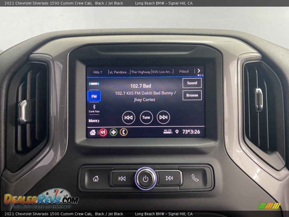Controls of 2021 Chevrolet Silverado 1500 Custom Crew Cab Photo #20