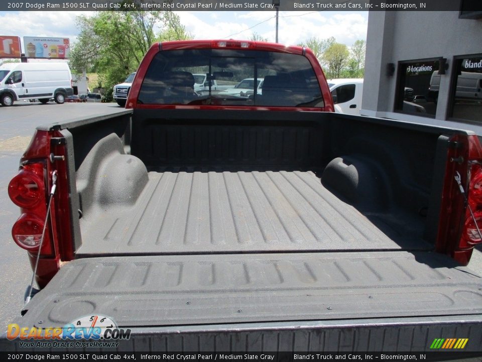 2007 Dodge Ram 1500 SLT Quad Cab 4x4 Inferno Red Crystal Pearl / Medium Slate Gray Photo #31