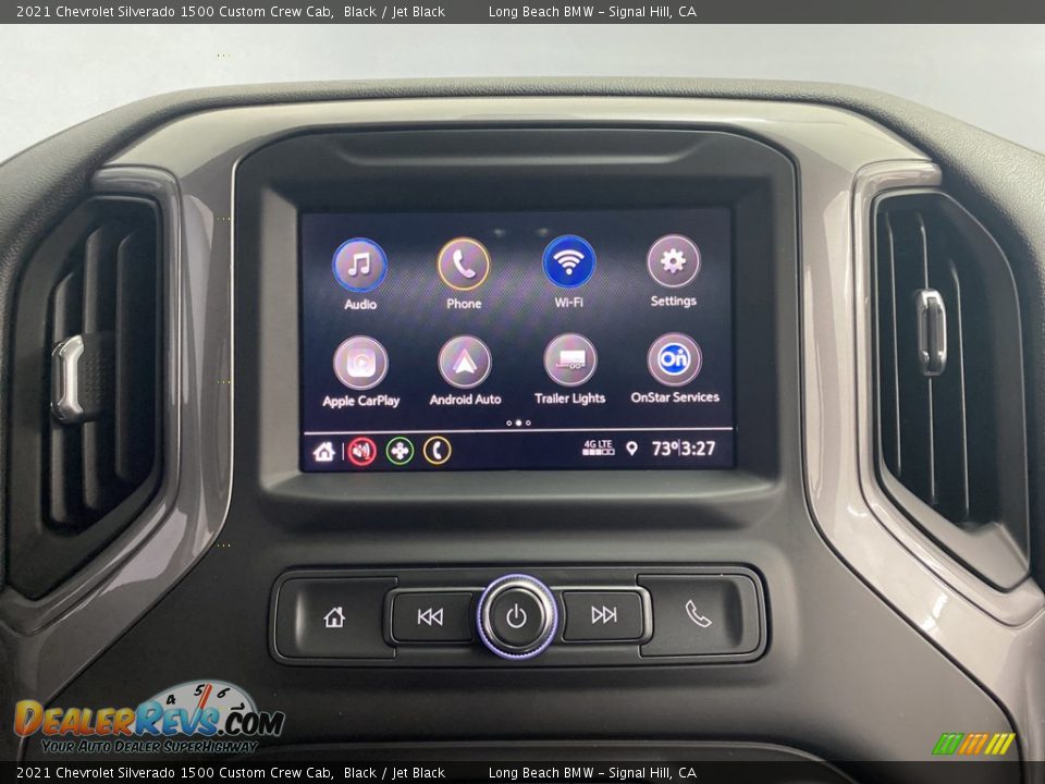 Controls of 2021 Chevrolet Silverado 1500 Custom Crew Cab Photo #21