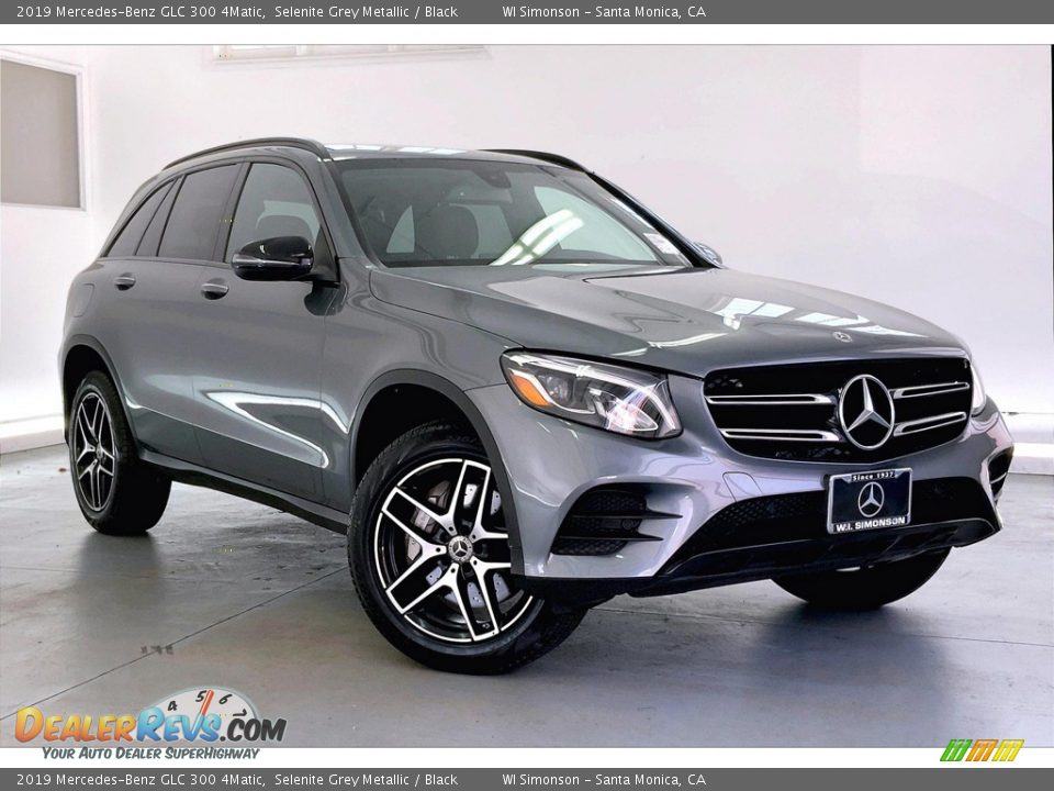 2019 Mercedes-Benz GLC 300 4Matic Selenite Grey Metallic / Black Photo #34