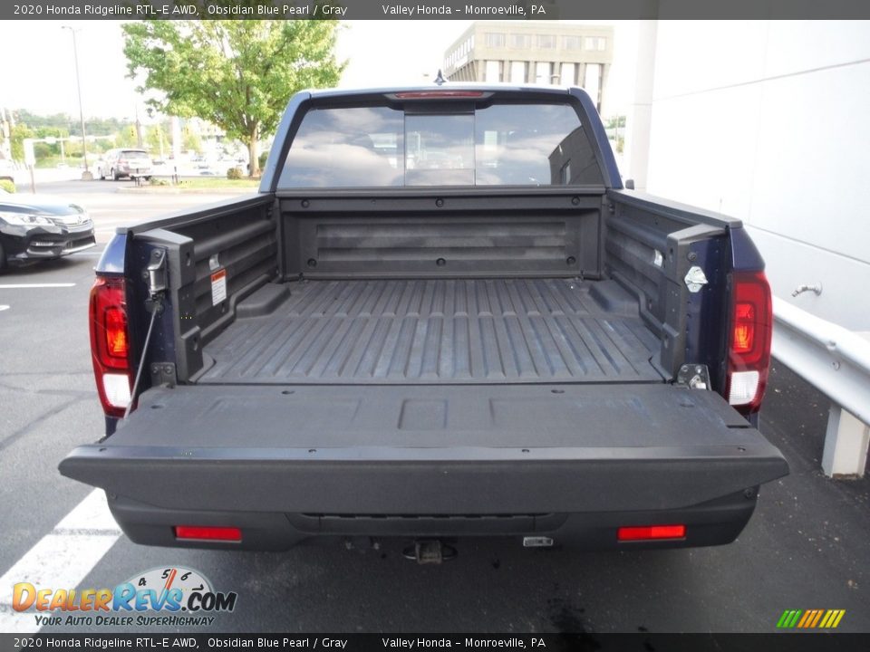 2020 Honda Ridgeline RTL-E AWD Obsidian Blue Pearl / Gray Photo #11