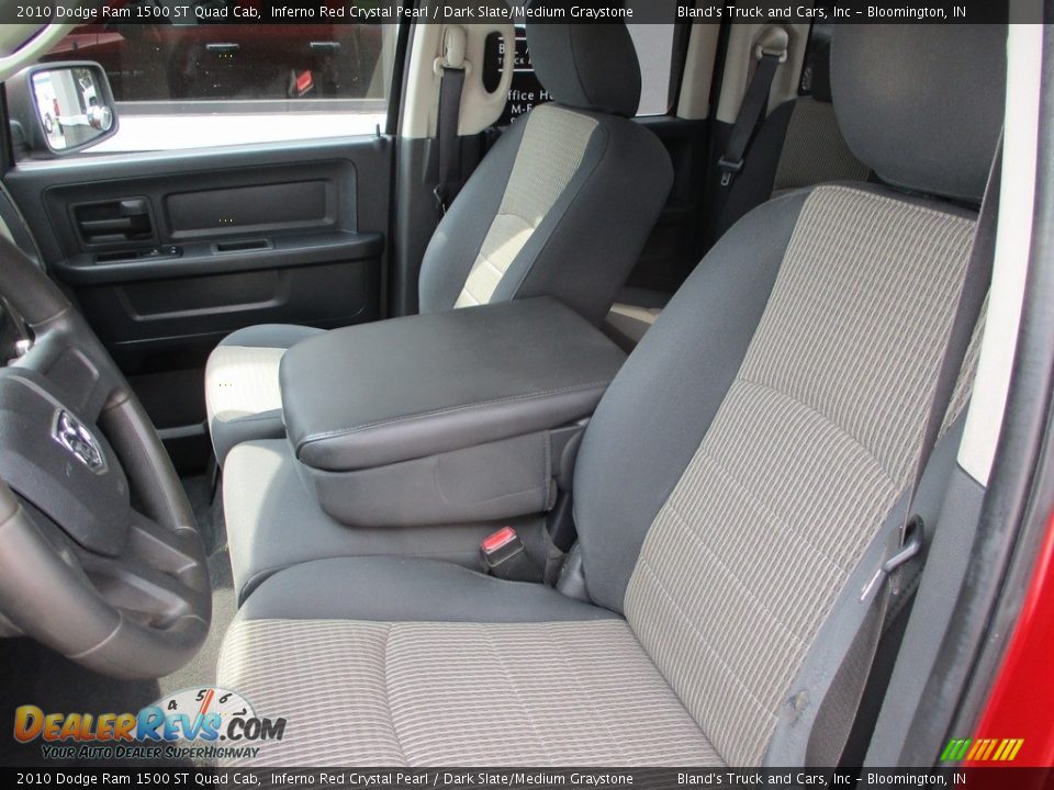 2010 Dodge Ram 1500 ST Quad Cab Inferno Red Crystal Pearl / Dark Slate/Medium Graystone Photo #7