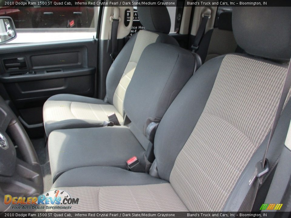 2010 Dodge Ram 1500 ST Quad Cab Inferno Red Crystal Pearl / Dark Slate/Medium Graystone Photo #8